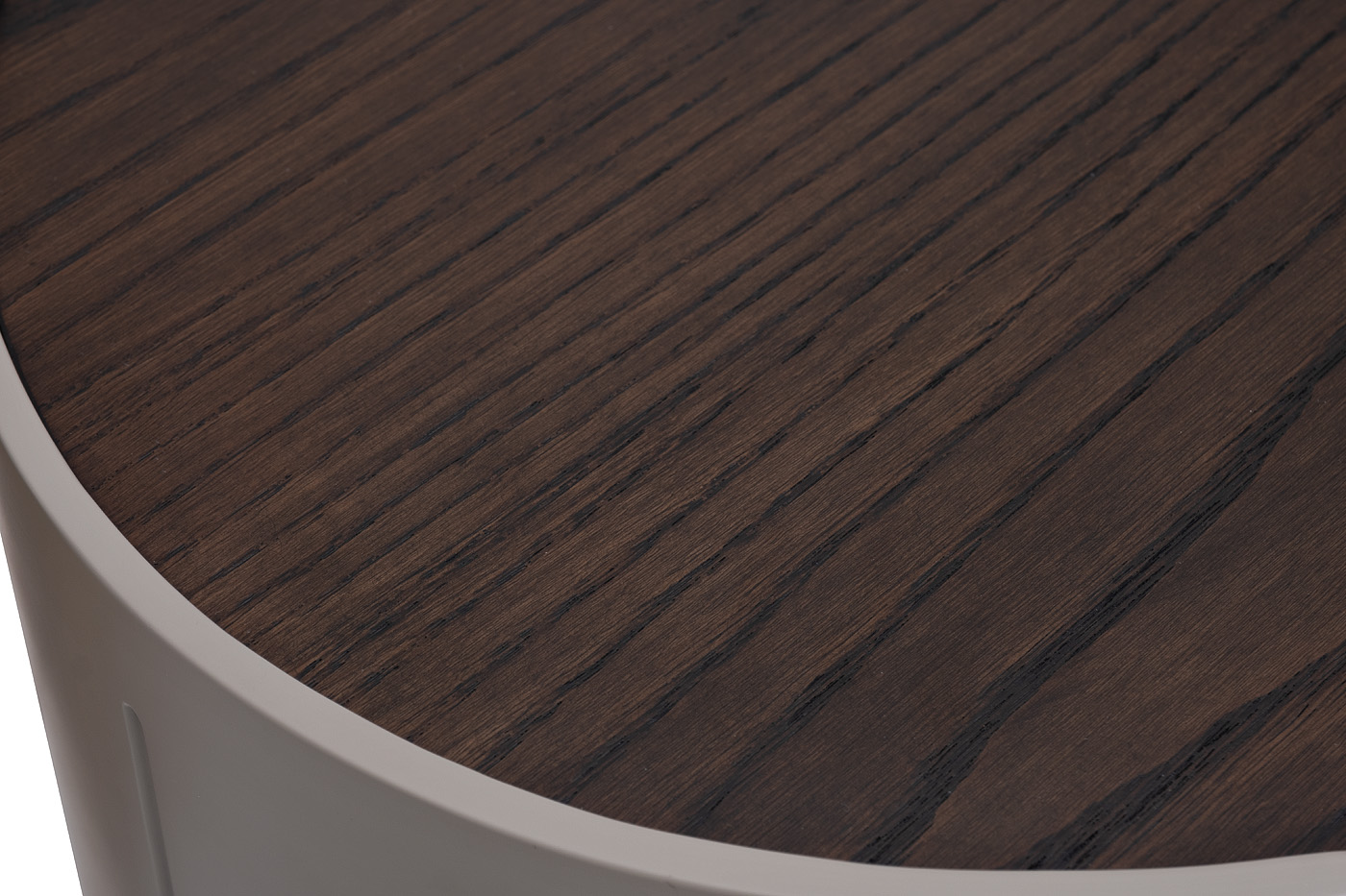 Тумбочка с 2мя ящиками темный шпон Garda Decor 77IP-30200