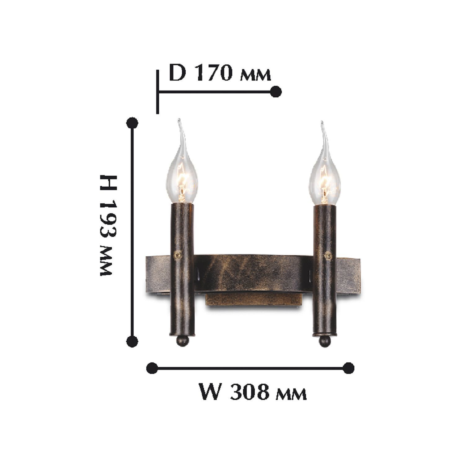 Настенный светильник Favourite 1144-2W