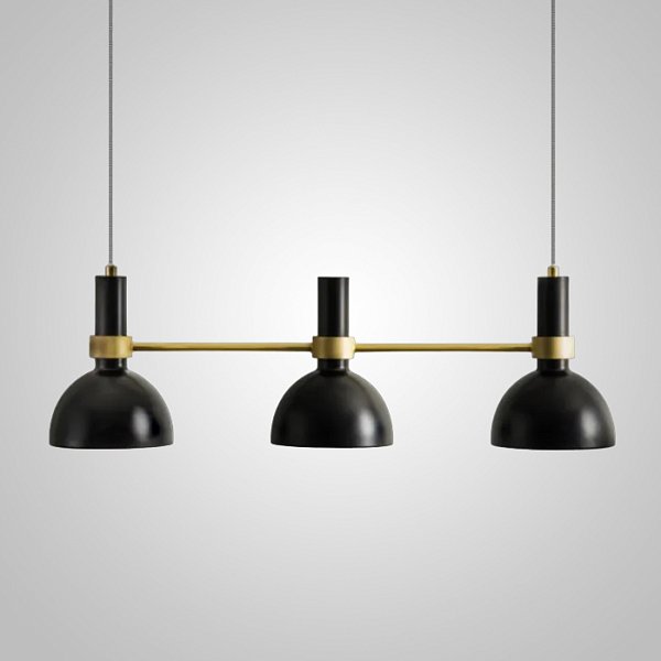 ПОДВЕСНОЙ СВЕТИЛЬНИК LARRY PENDANT 3L BLACK by ImperiumLoft