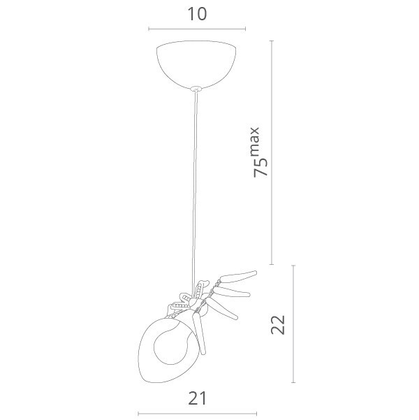 Подвесной светильник Divinare 1308/02 SP-1