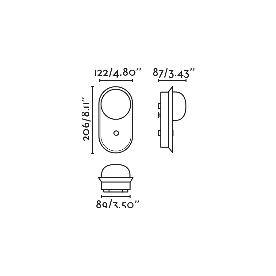 Maya Бра белое / бежевое 8W 2700K Faro