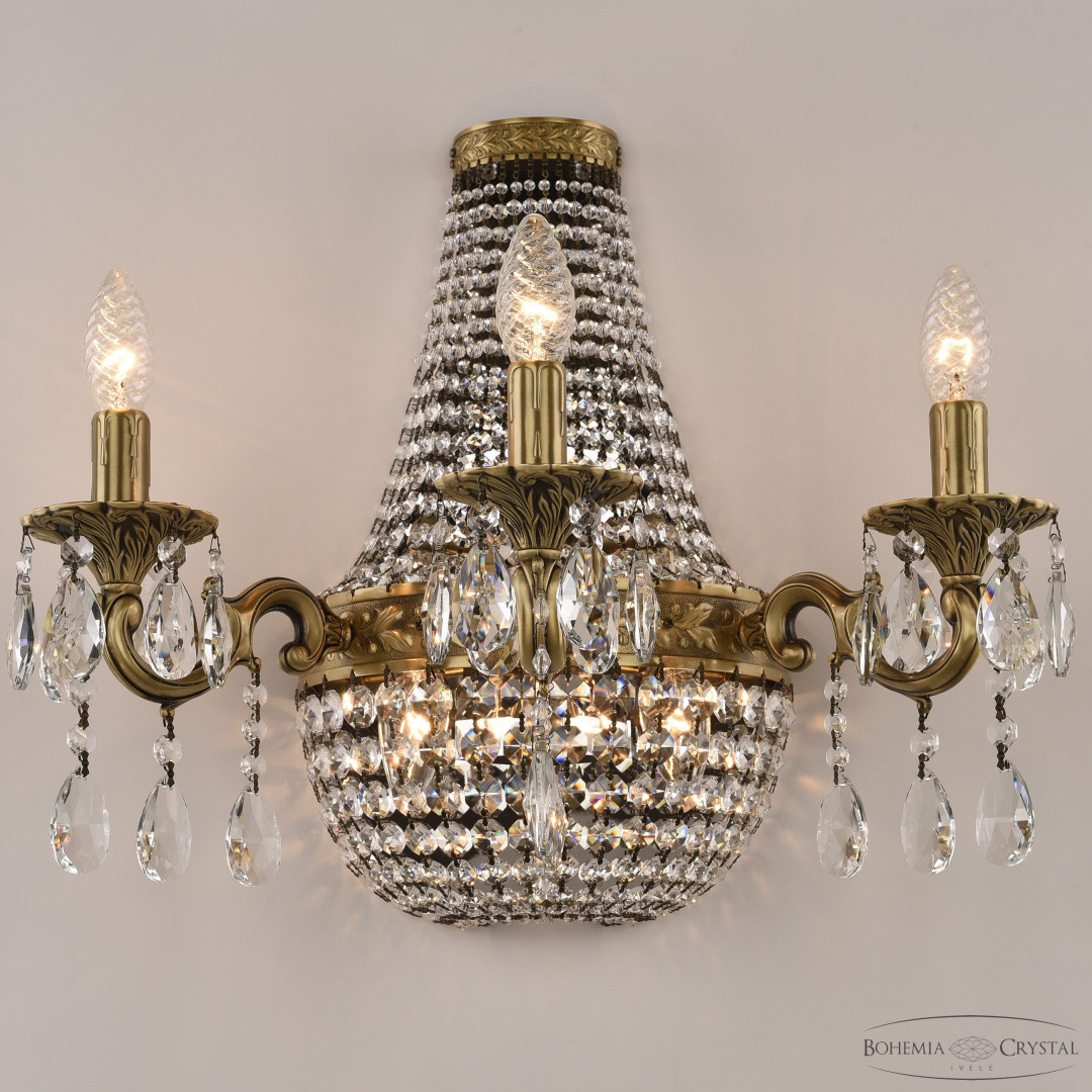 Бра хрустальные 2211H201B/3/47IV FP Bohemia Ivele Crystal