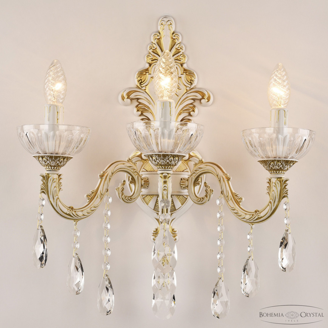 Бра хрустальные AL7901B15/3/175 B WMG P Clear/M-1H Bohemia Ivele Crystal