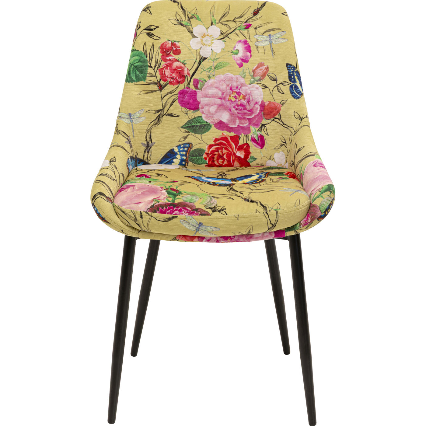Стул East Side Flower Fever Yellow KARE 71131