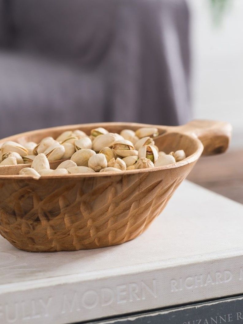 Чаша из тикового дерева Glasar 70652