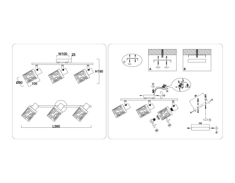 Спот Ambrella Light TR8665