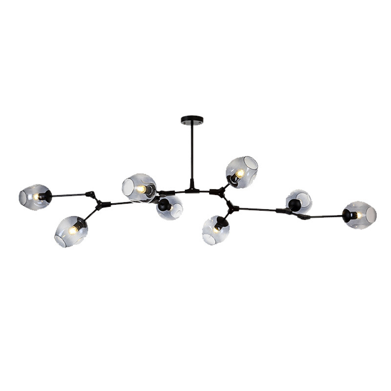 Люстра Адель Branching Bubble Chandelier L8 Black Tinted by ImperiumLoft