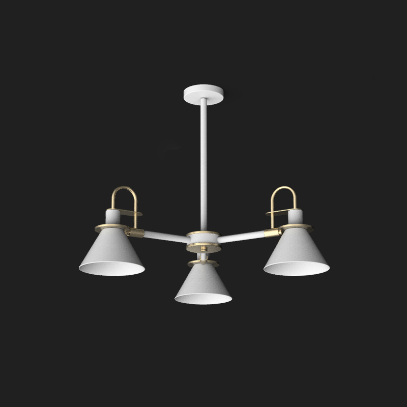 Люстра на штанге CODA D76 White by ImperiumLoft