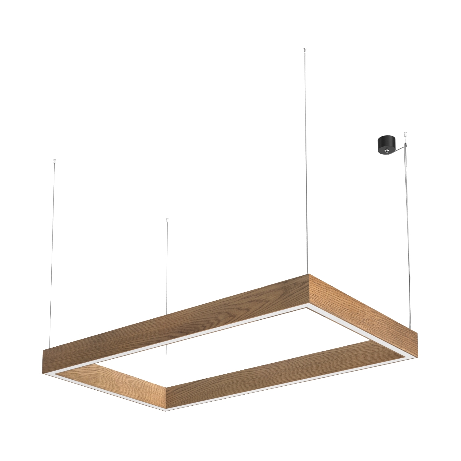 Подвесной светодиодный светильник Ledron KVADRO HL 690х1190 Black 4000K