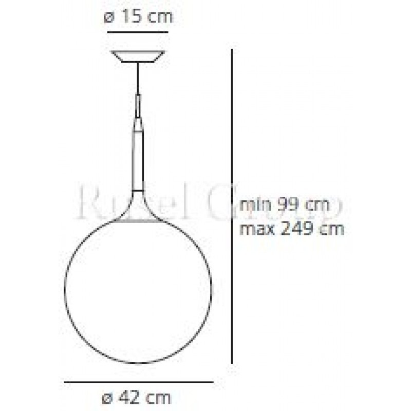 Подвесной светильник Artemide CASTORE SOSPENSIONE 42 Подвесной светильник Artemide CASTORE SOSPENSIONE 42