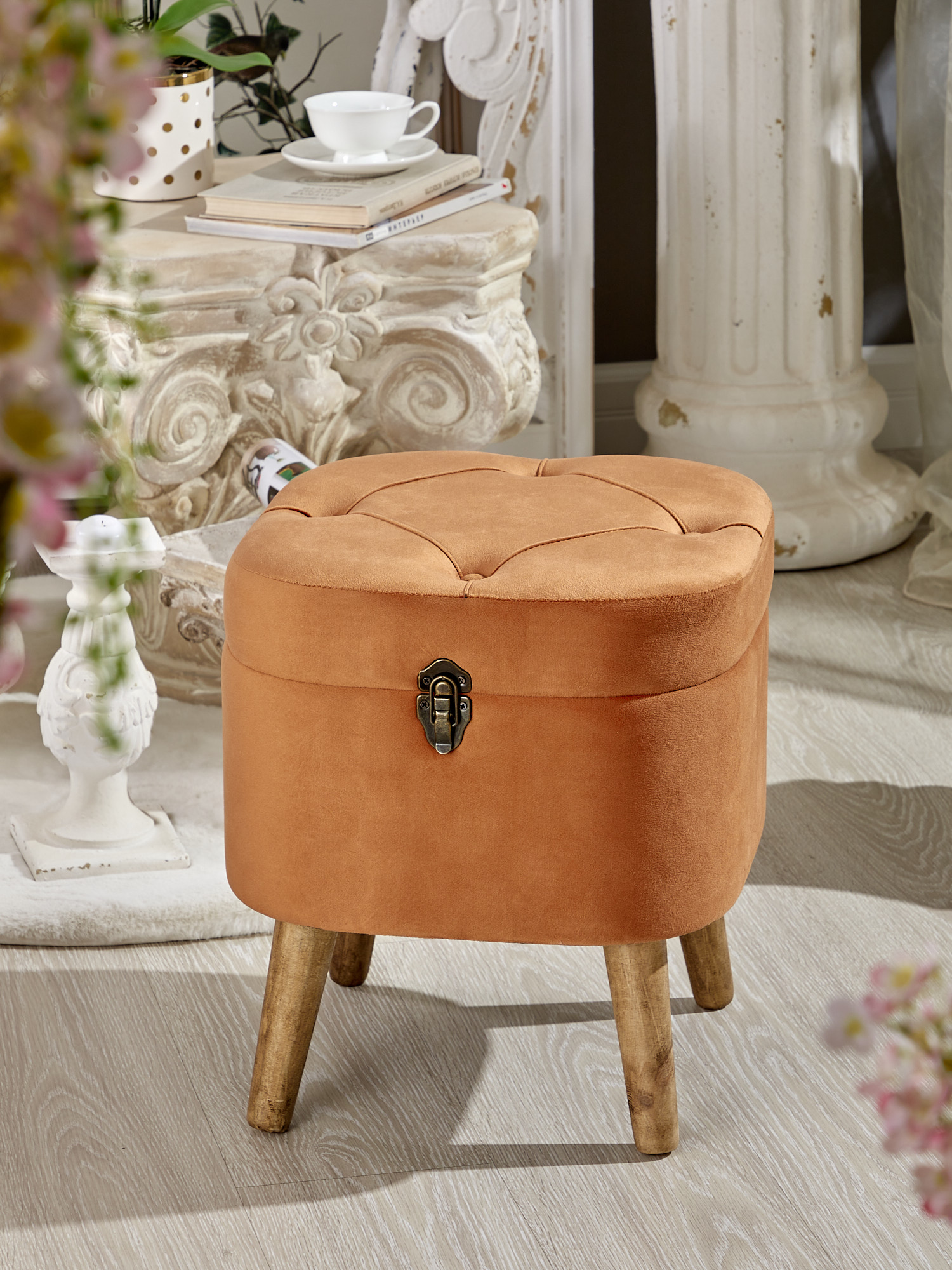 Пуф с крышкой Glasar 49-307B