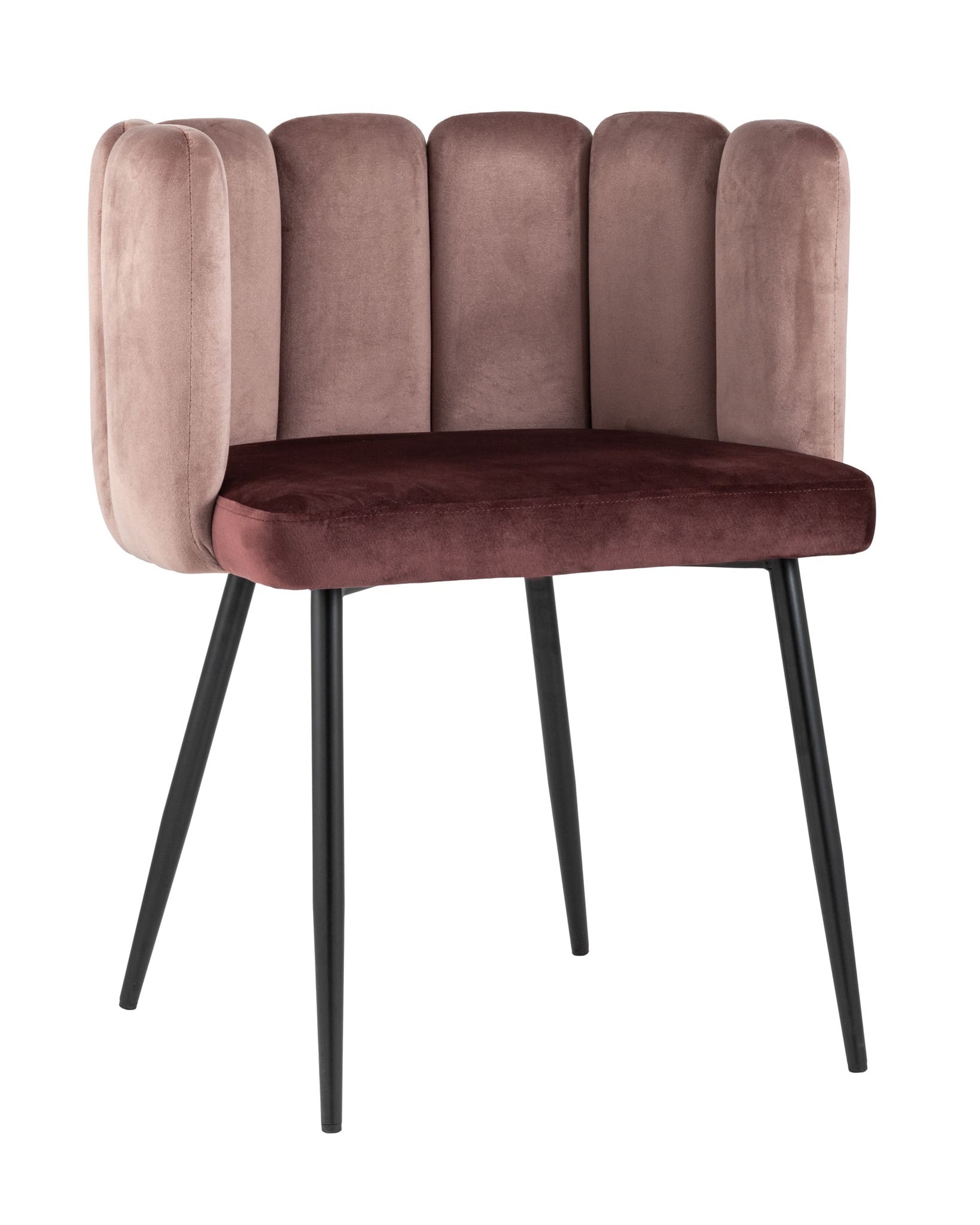 Кресло Карнавал пыльно-розовое/бордо Stool Group