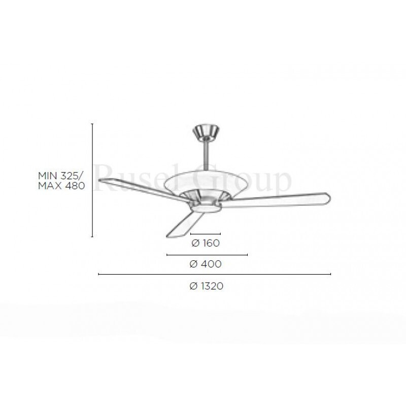 Потолочный вентилятор Leds C4 TORONTO