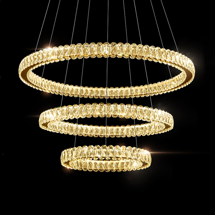 Подвесная люстра SEFENIAS B D30+50+70 Brass by ImperiumLoft