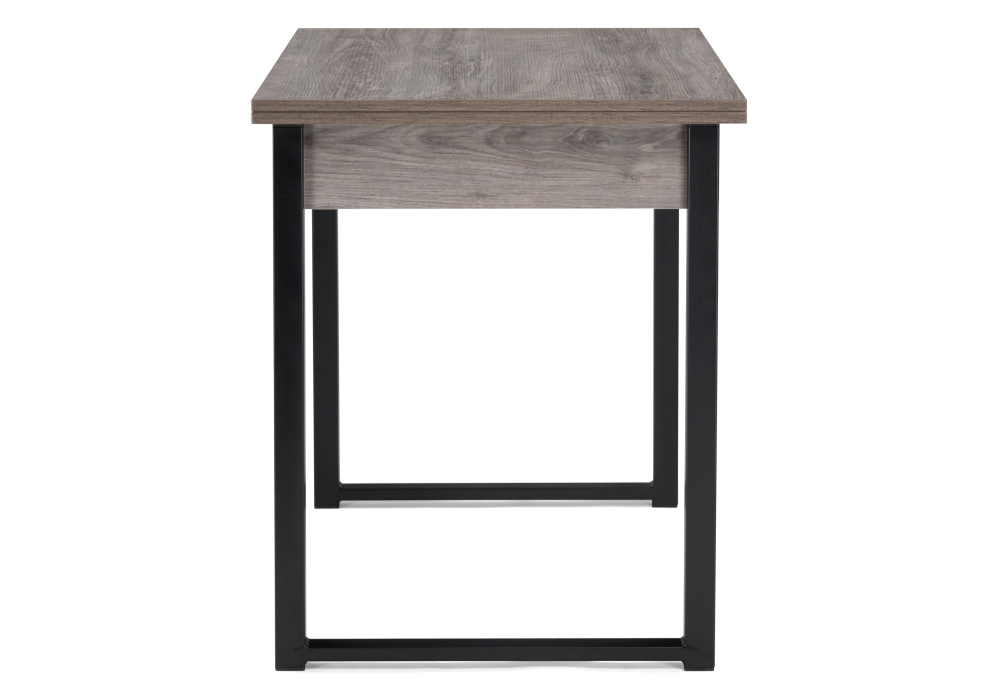 Стол деревянный Woodville Ибби 90(128)х64х77 рошелье / черный матовый 528556