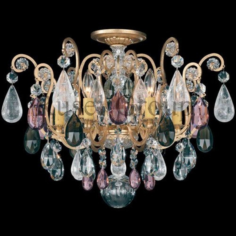 Потолочный светильник Schonbek RENAISSANCE ROCK CRYSTAL 3584 Потолочный светильник Schonbek RENAISSANCE ROCK CRYSTAL 3584