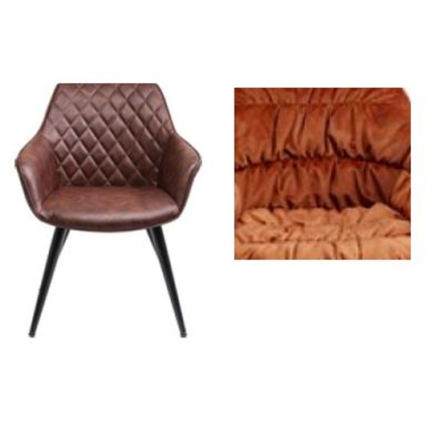 Стул мягкий с подлокотниками Harry 85535 KARE