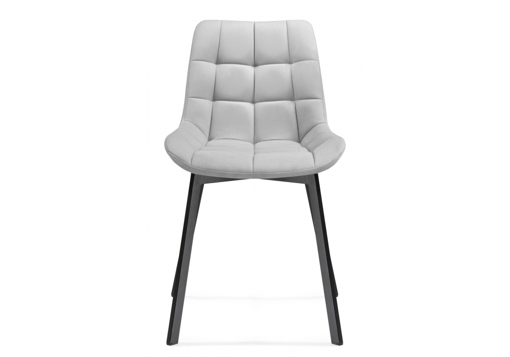 Стул Woodville Челси черный / светло-серый 489743