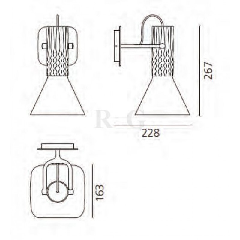 Настенно-потолочный светильник Artemide Fiamma LED C/W
