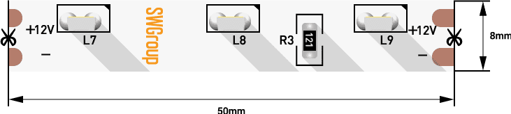 Лента светодиодная SWG SWG31560-12-4.8-W