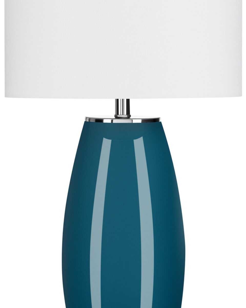 Синяя настольная лампа Мальта Louvre Home LHTL31026CLM