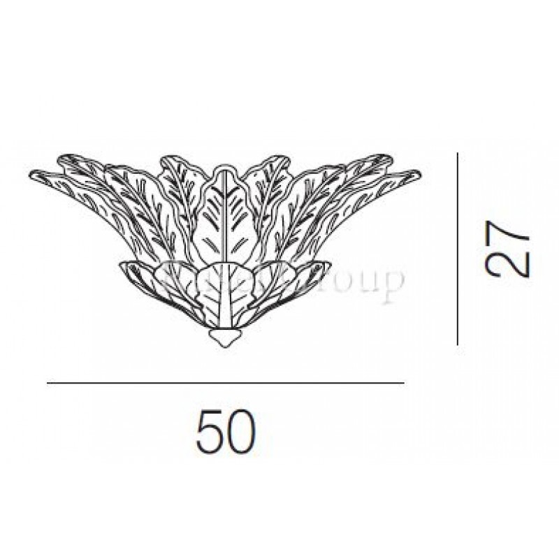 Потолочный светильник Vistosi FUOCHI PL 16F