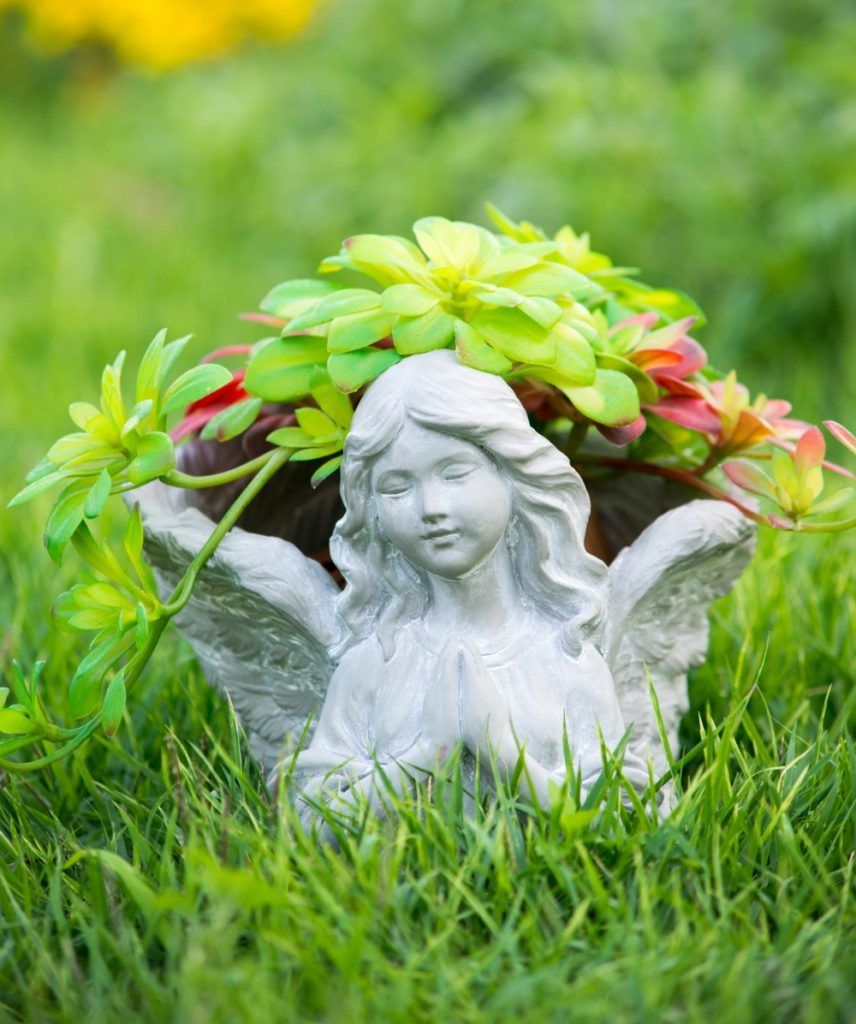 Кашпо Ангел Glasar SA60099-DS