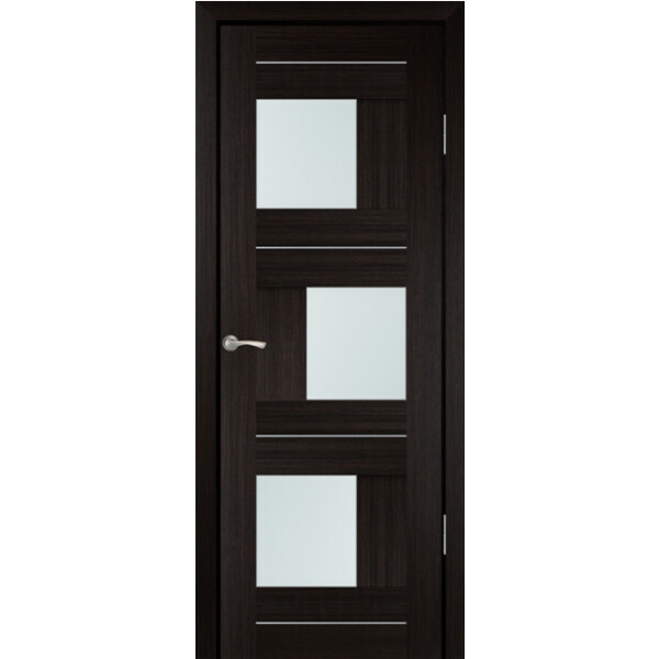 Межкомнатная дверь Graf PS-13 белый лакобель Мокко (2000 х 600)