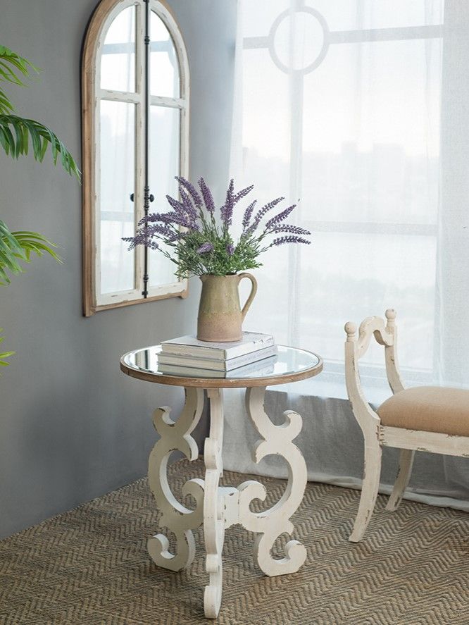 Столик интерьерный с зеркальной столешницей Glasar SA80183-DS