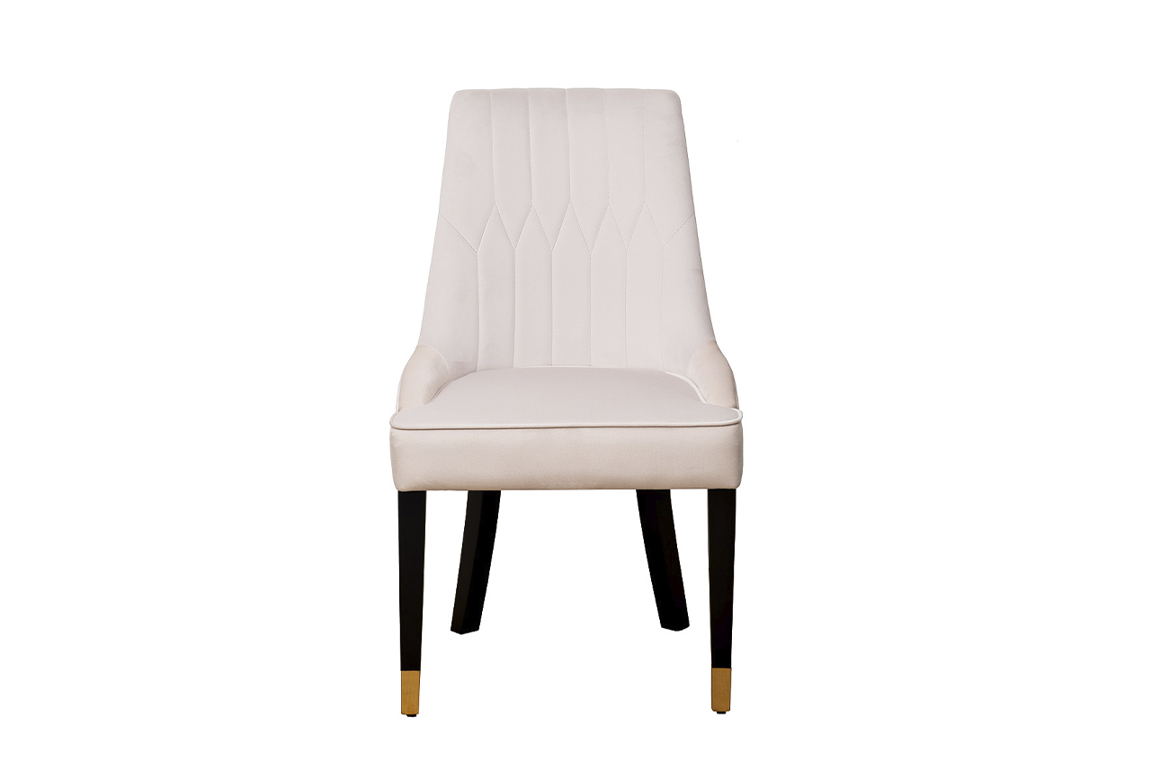 Стул Elegante велюровый светло-бежевый Garda Decor ELEGANTE-2K-Colt002
