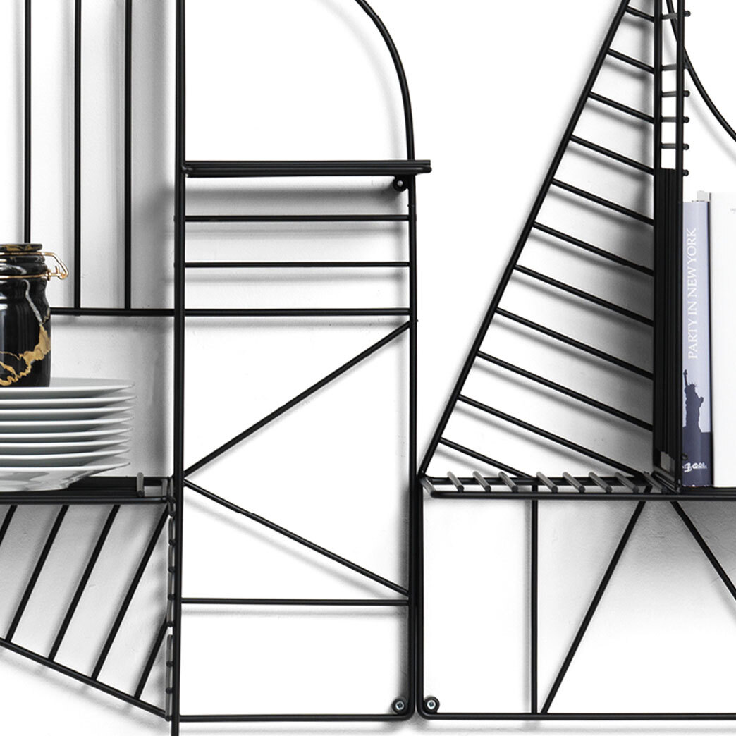 Полка MOGG Musa black MMU19