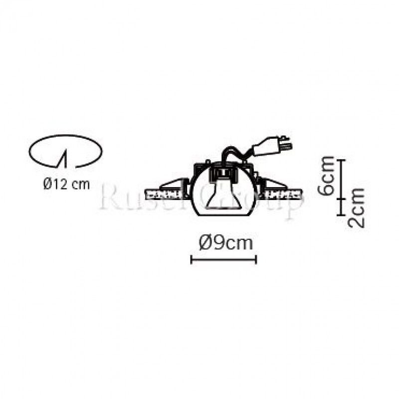 Встраиваемый светильник Fabbian Tools F19 F40 02
