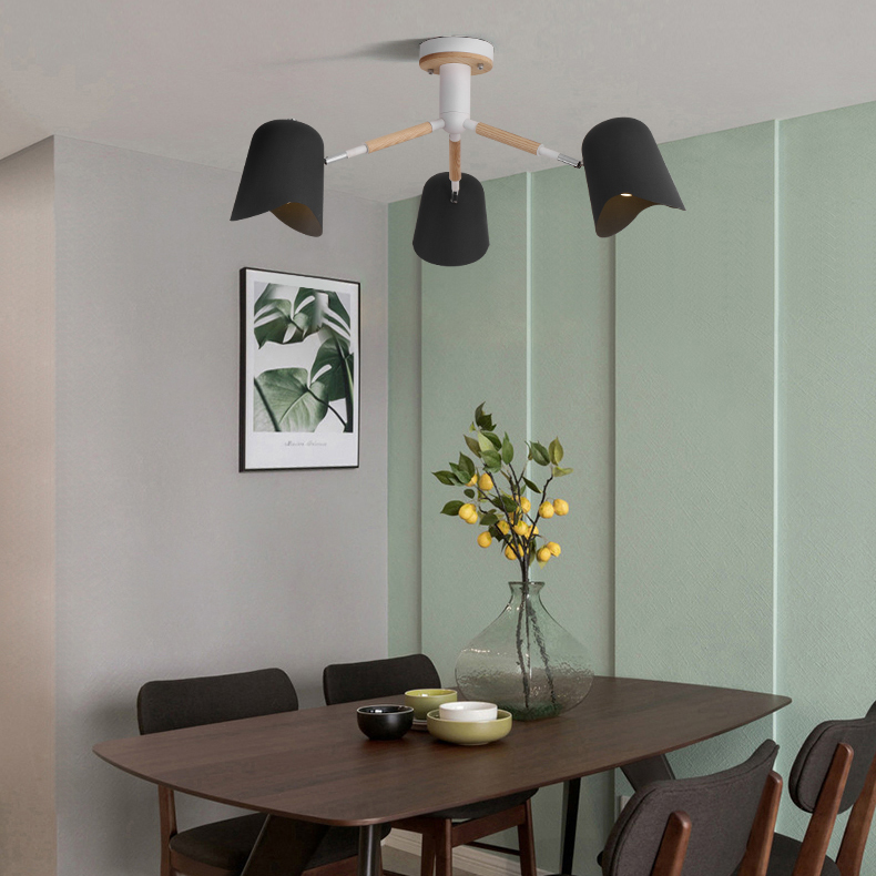 Люстра на штанге NOTCH D94 Black by ImperiumLoft