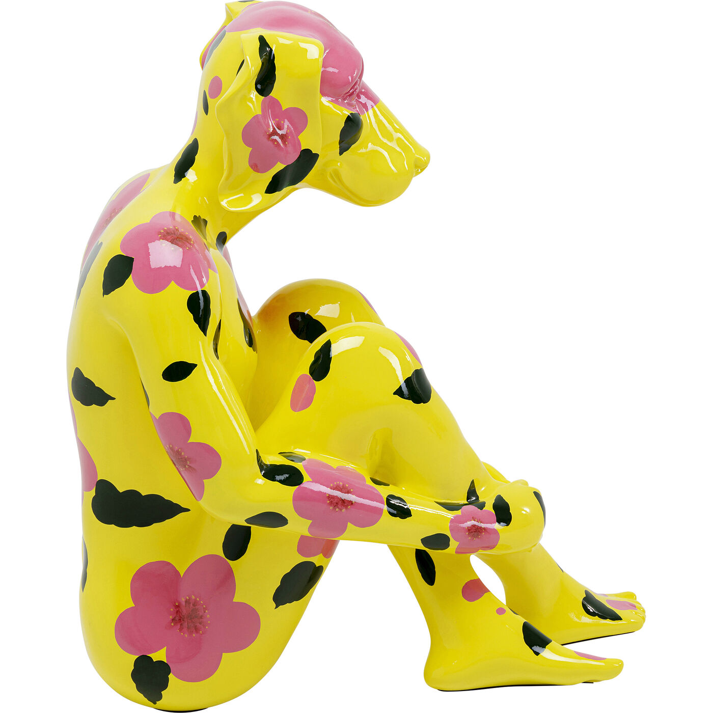 Фигура декоративная Gangster Dog Yellow 80 см KARE 56291