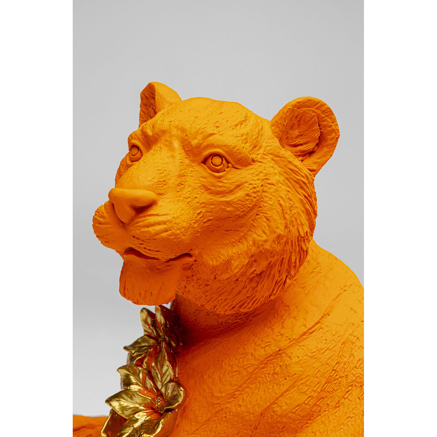 Фигура декоративная Flower Leoard Orange 26cm KARE 57256