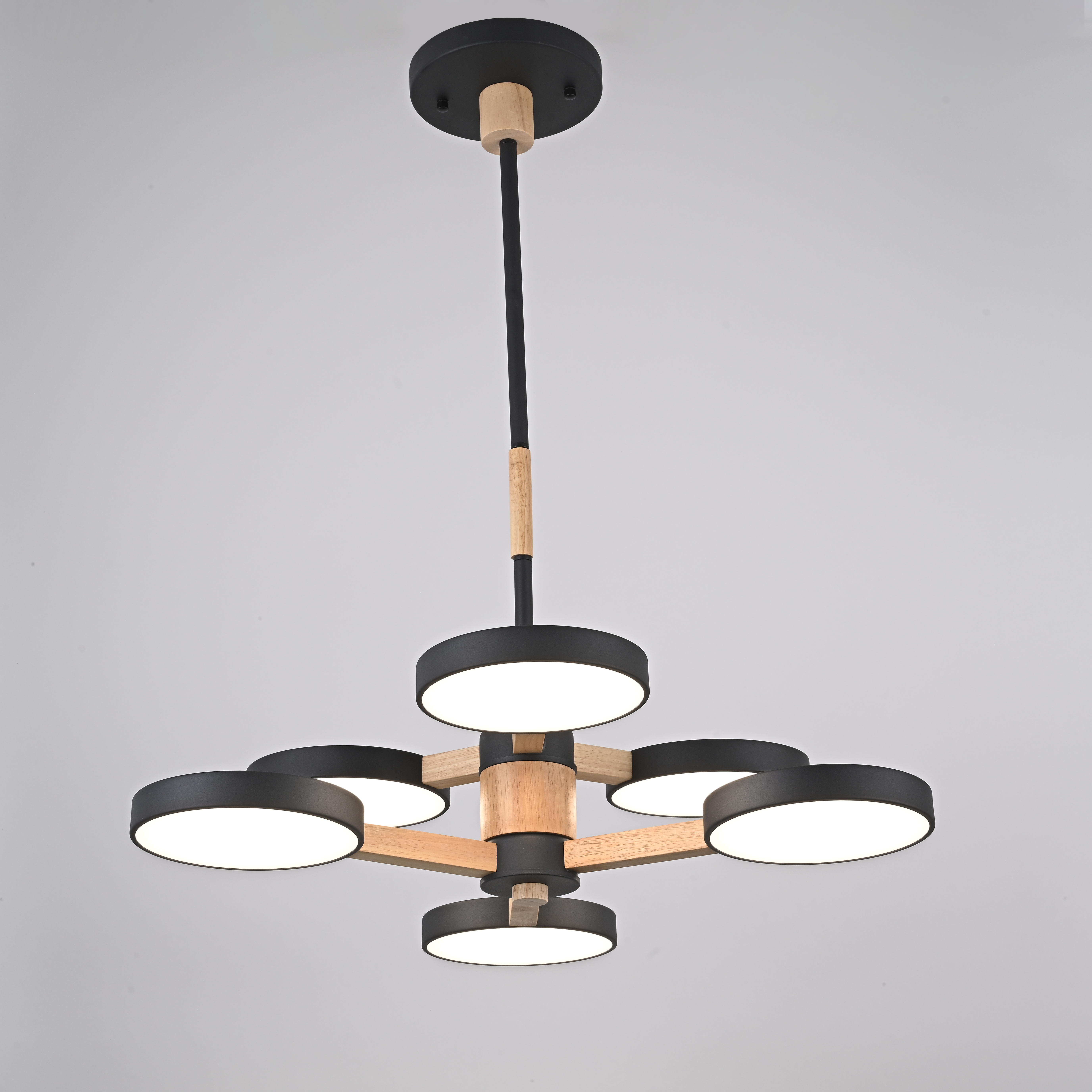 Подвесная люстра TURNA DBL L6 Black by ImperiumLoft