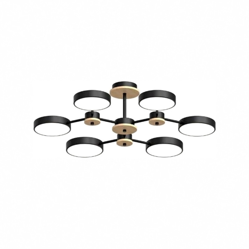 Люстра на штанге LED4U L3216-730 BK