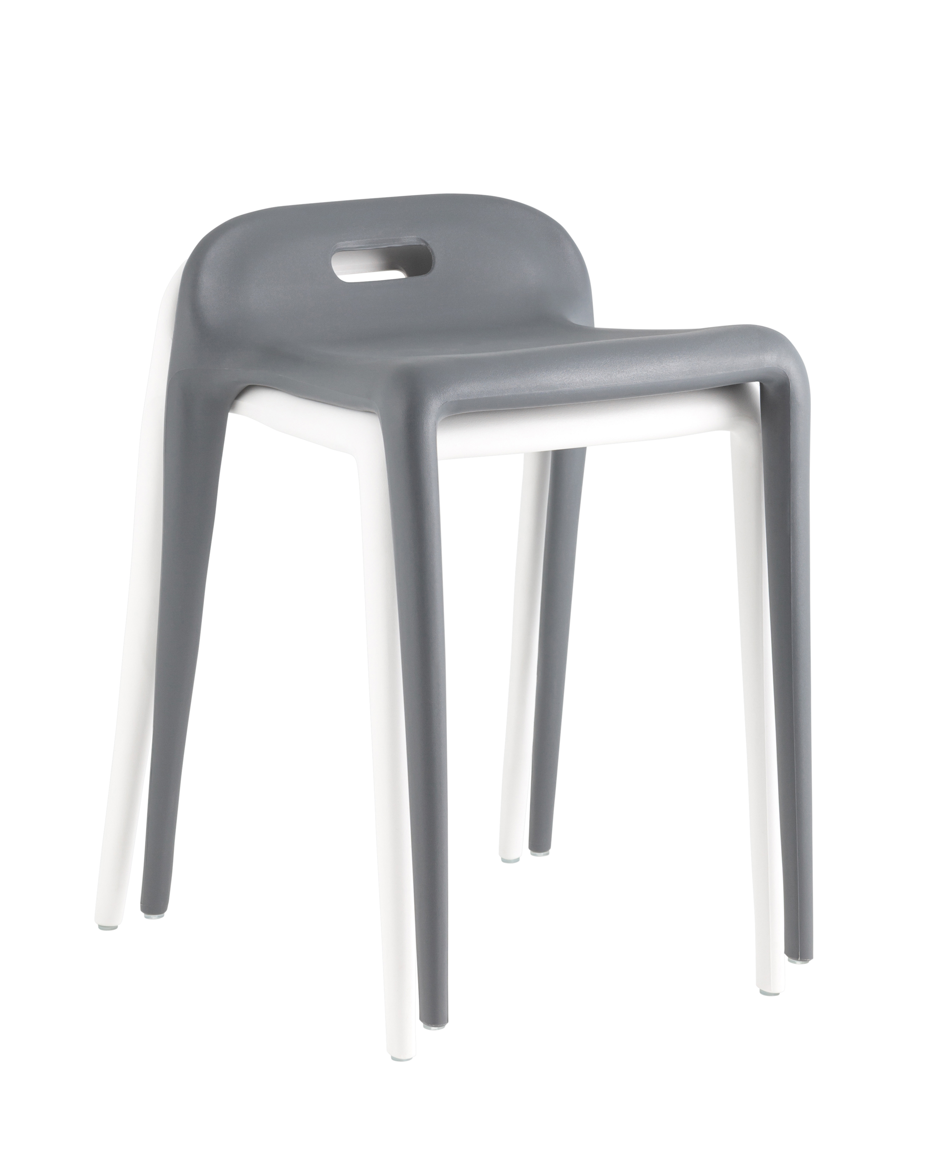 Табурет Sletten пластик белый Stool Group