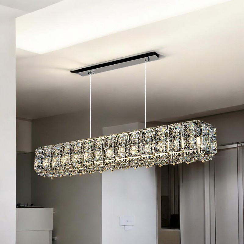 Реечный, рядный светильник TAKI LONG L120 Silver by ImperiumLoft