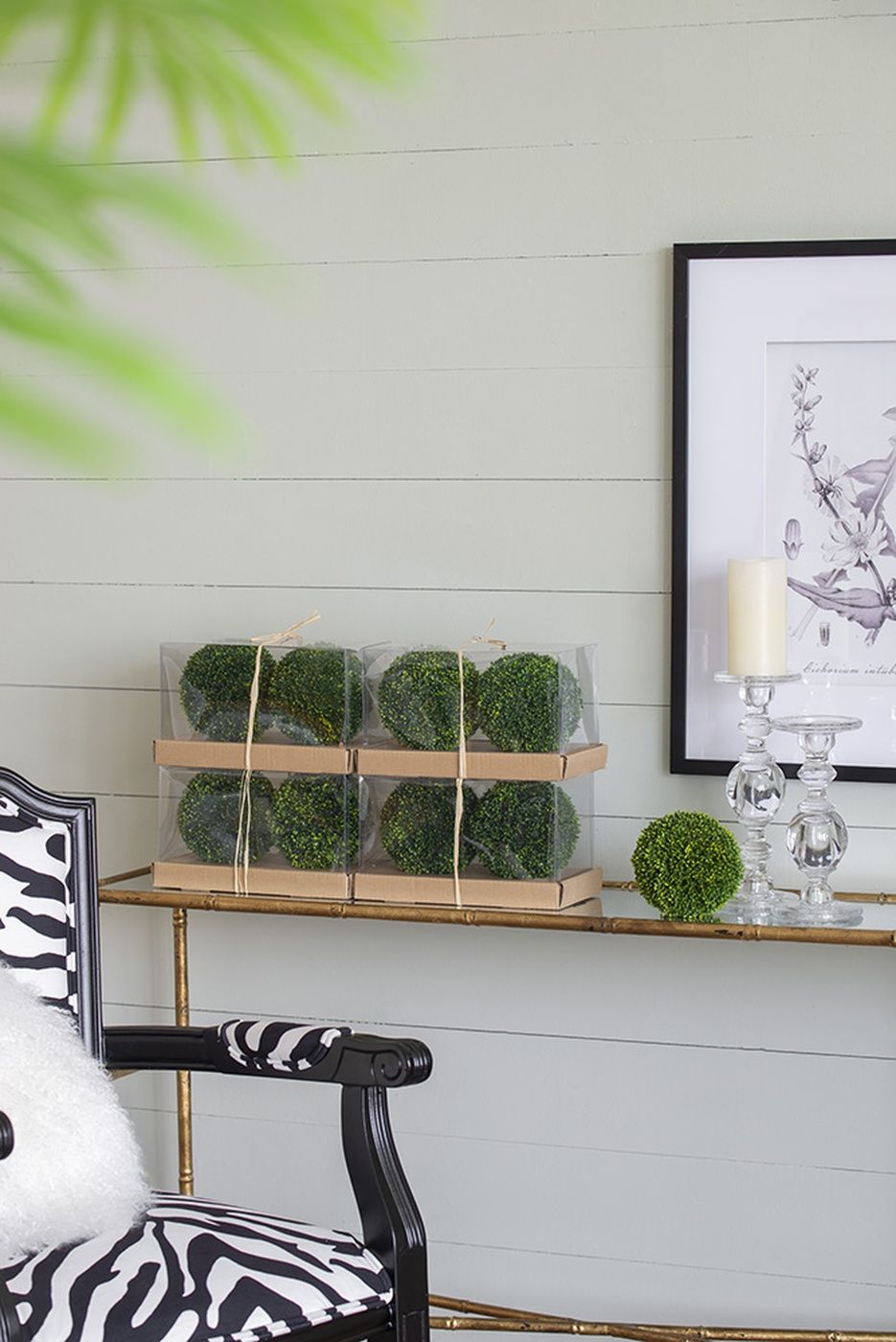 Шары декоративные Самшит, набор Glasar 58202