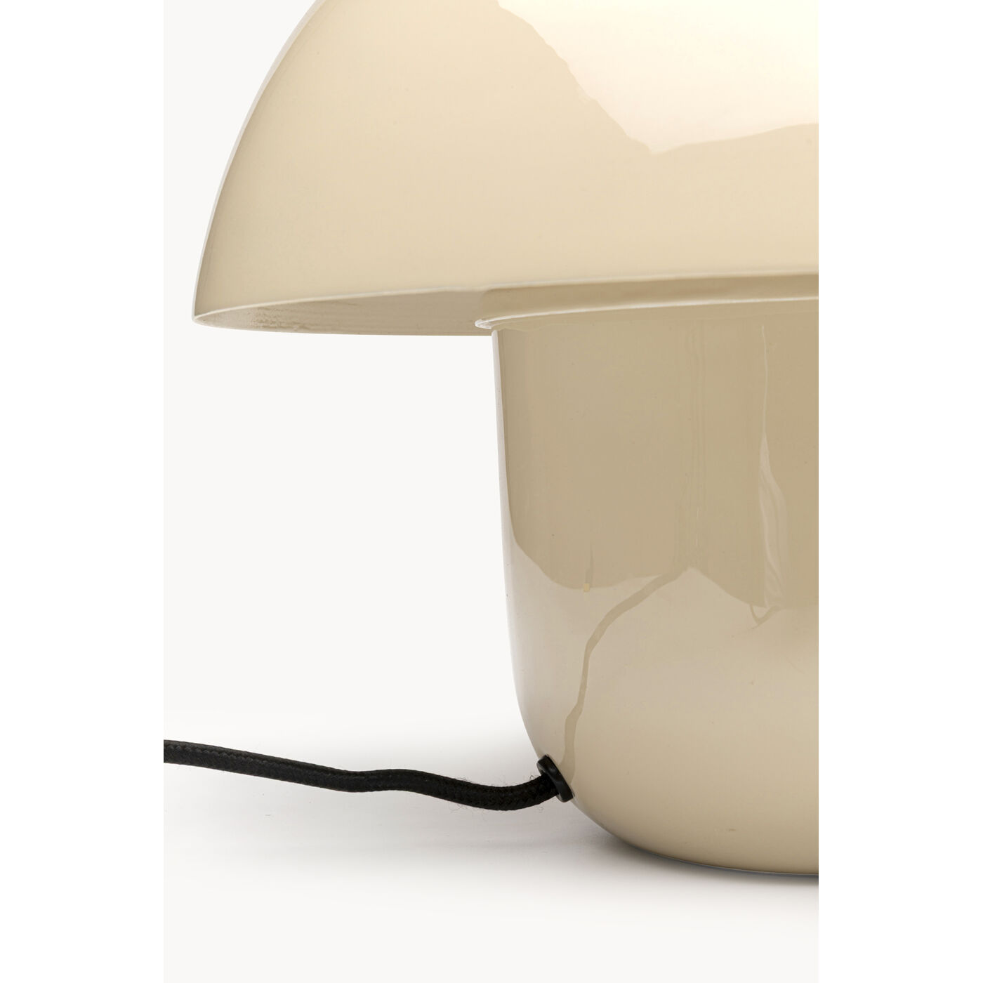 Светильник настольный Mushroom Shiny Ecru 27cm KARE 58170