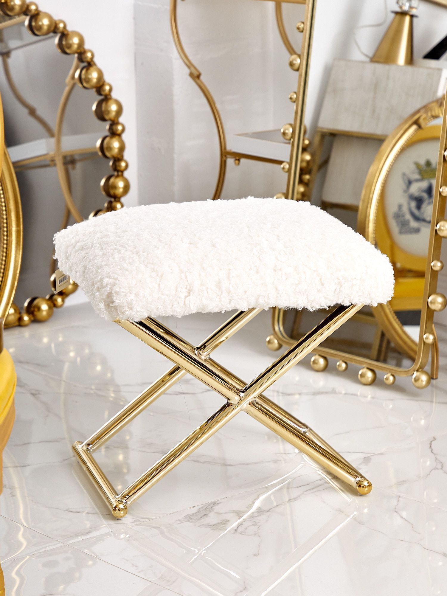 Табурет Glasar GB90544CE-F2