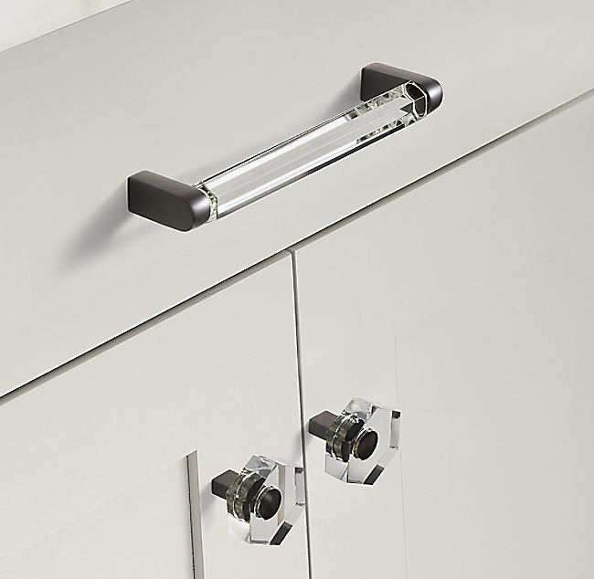 Ручка-скоба Restoration Hardware Lambeth Crystal Hex. L.10.2 Bronze