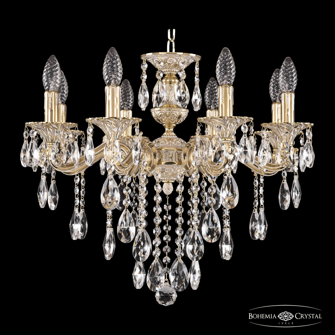 Люстра бронзовая с хрусталём 72202/8/175 B GW