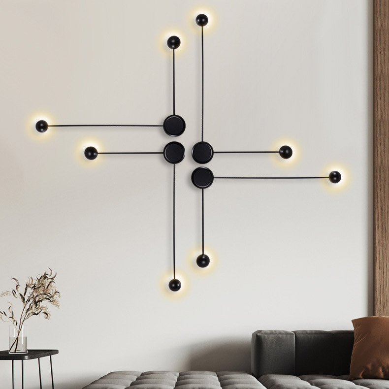 Бра Pin Wall Light A Black By Imperiumloft