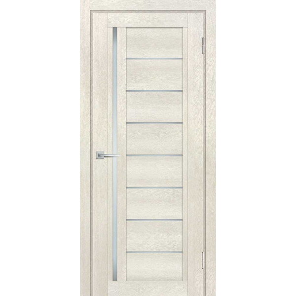 Межкомнатная дверь Graf ТЕХНО-801 белый сатинат Бьянко (2000 х 600)