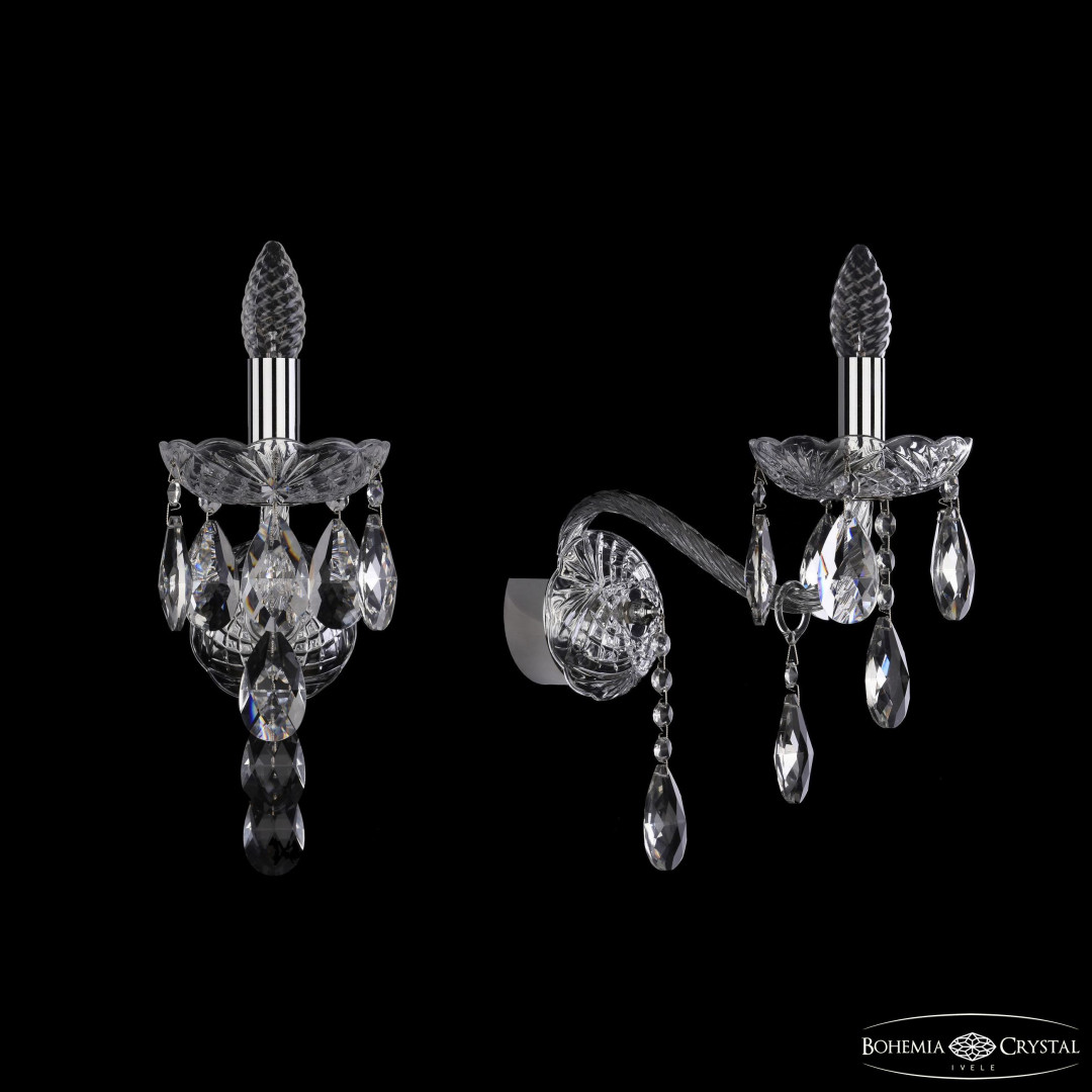 Бра хрустальные 1415B/1/200/XL Ni