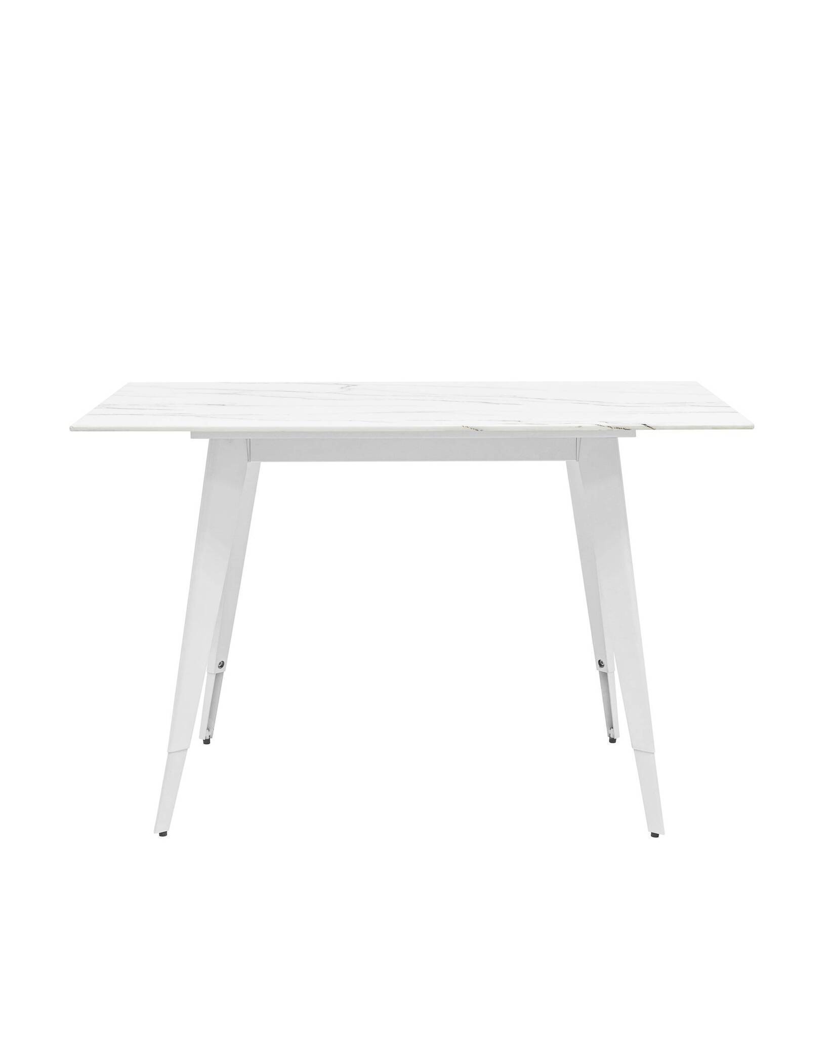 Стол обеденный Ричмонд 120*80 белый стеклянный Stool Group