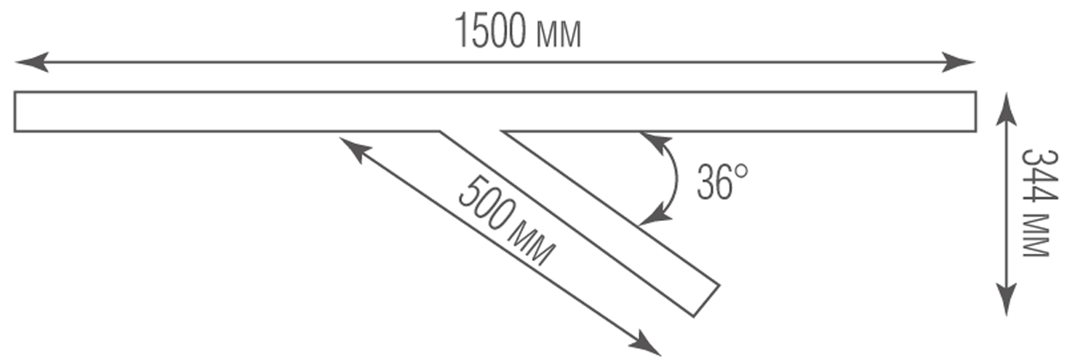 Накладной светодиодный светильник Donolux DL18516C042W115