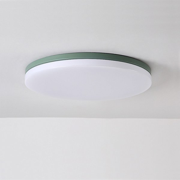 Потолочный светильник DISC HALF D26 Green by ImperiumLoft